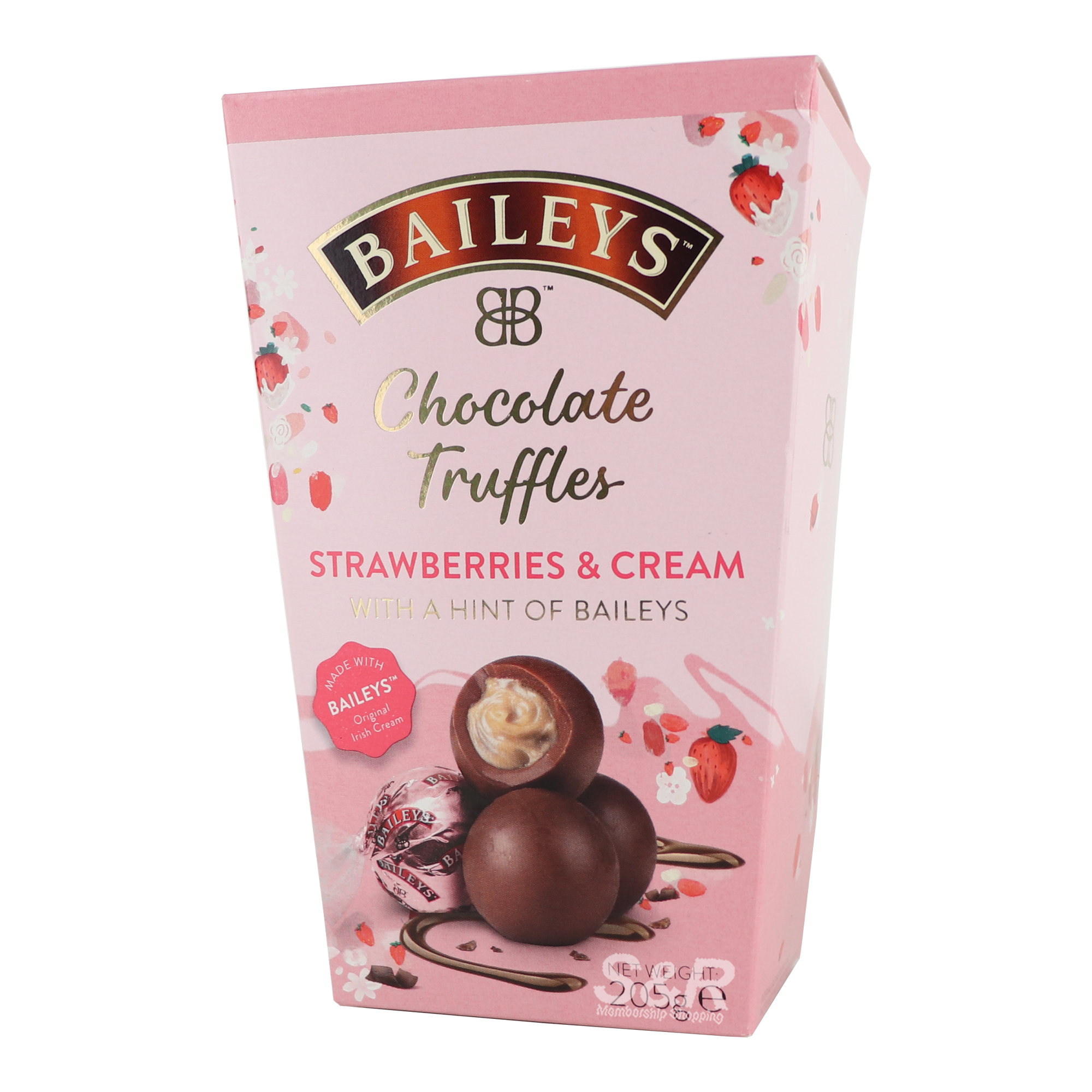 Bailey's Strawberry & Cream Chocolate Truffles 205g